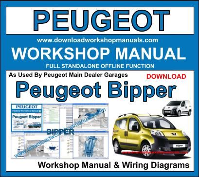 Peugeot Bipper workshop repair manual download